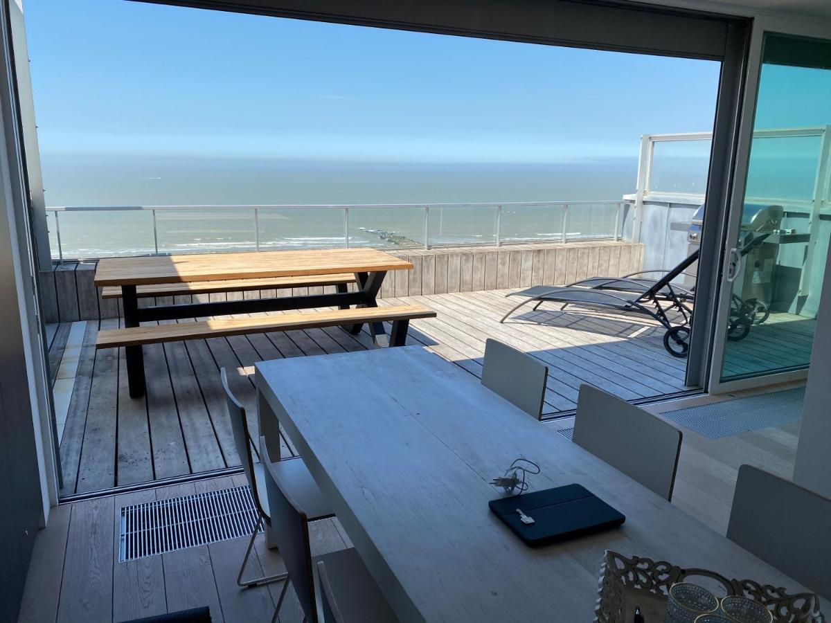 דירות Penthouse Sea-Loft Blankenberge, Uniek Zeezicht, Luxeloft Met 40M2 Terras! מראה חיצוני תמונה