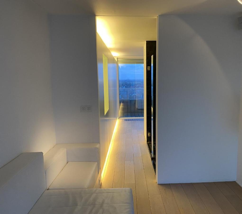 דירות Penthouse Sea-Loft Blankenberge, Uniek Zeezicht, Luxeloft Met 40M2 Terras! מראה חיצוני תמונה
